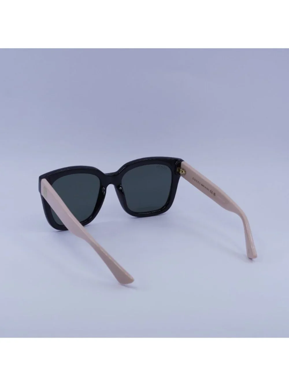Gucci GG1338S 006 Sunglasses Black / Pink Square Frame, Grey Lenses